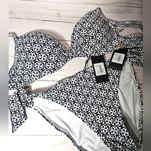 Turquoise Padded Push Up XS Bikini Brand New from Bikini Village